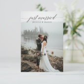 Faire-Part de Mariage Élu (Debout devant)