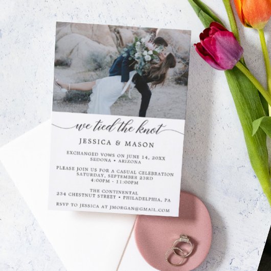 Faire-Part de Mariage Élu et Discrétion