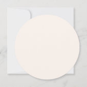 Faire-part de mariage Empreinte de léopard (Dos)