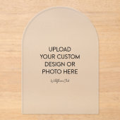 Faire-part de mariage en acrylic (Recto)