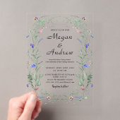 Faire-part de MARIAGE en Acrylique (In situ (ordinateur de poche))