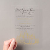 Faire-Part de Mariage en Acrylique Conte de Fées (In situ (ordinateur de poche))