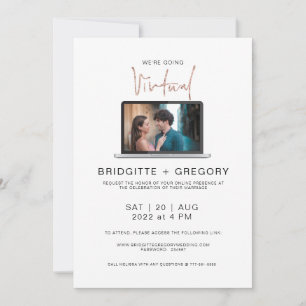 Faire-part de mariage en aquarelle en ligne virtue