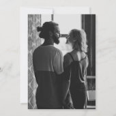 Faire-Part de Mariage en Bois Simple de Grange de  (Dos)