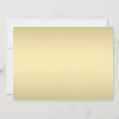 Faire-part de mariage en dentelle or (Dos)