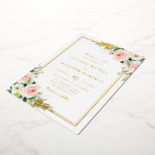 faire-part de mariage en feuille d'aluminium avec (Rotation)