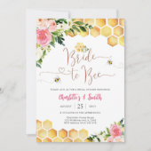 Faire-part de mariage en forme d'abeille (Devant)