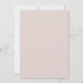 Faire-part de mariage en forme ondulée rose blush (Dos)