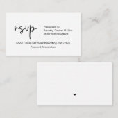 Faire-part de mariage en ligne RSVP, carte à thème (Devant / Derrière)