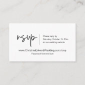 Faire-part de mariage en ligne RSVP, carte à thème (Devant)