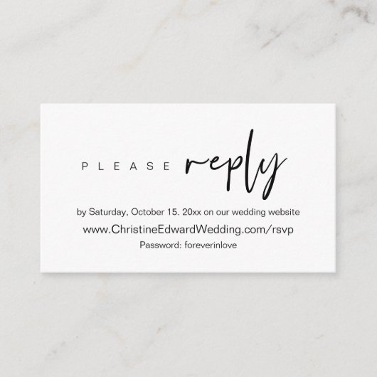 Faire-part de mariage en ligne RSVP, carte à thème (Devant)
