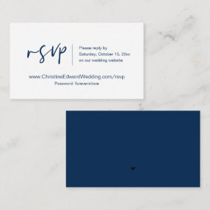 Faire-part de mariage en ligne RSVP, carte à thème