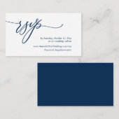 Faire-part de mariage en ligne RSVP, carte de scri (Devant / Derrière)