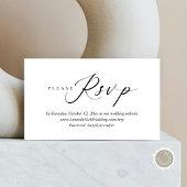 Faire-part de mariage en ligne RSVP, carte de scri