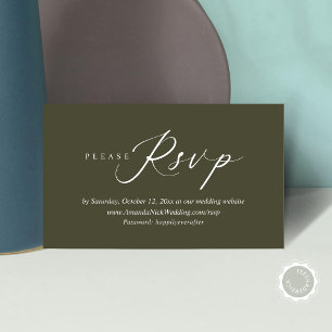 Faire-part de mariage en ligne RSVP, carte de scri