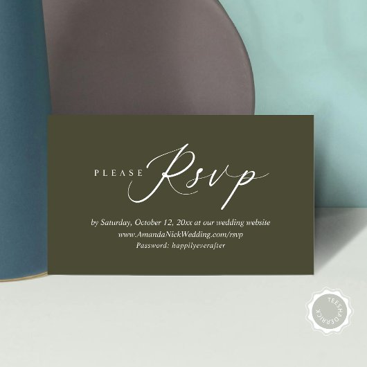 Faire-part de mariage en ligne RSVP, carte de scri