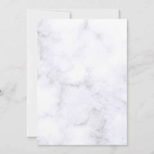 Faire-part de mariage en marbre (Dos)
