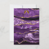 Faire-part de mariage en marbre de Parties scintil (Dos)