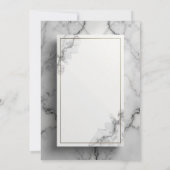 Faire-part de mariage en marbre gris (Dos)