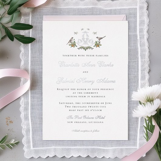 Faire-part de mariage en papier métallisé avec mon