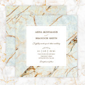 Faire-part de mariage en pierre de marbre