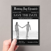 Faire-part de mariage en QR code sur acrylique New (In situ (ordinateur de poche))