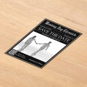Faire-part de mariage en QR code sur acrylique New (Poser)