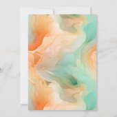 Faire-part de mariage en terre cuite et marbre de  (Dos)