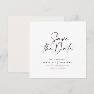 Faire-part de mariage en typographie manuscrite mo