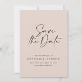 Faire-part de mariage en typographie manuscrite mo (Devant)