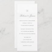 Faire-part de mariage| En vedette I|w (Devant / Derrière)