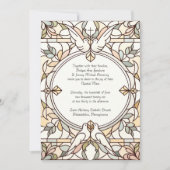 Faire-part de mariage en verre tendu (Devant)