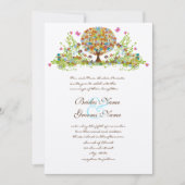 Faire-part de mariage Enchanted Fairy Love Tree (Devant)