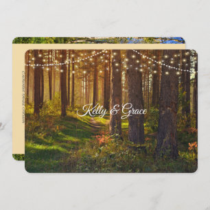 Faire-part de mariage Enchantée