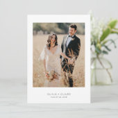 faire-part de mariage énigme de mots croisés (Debout devant)