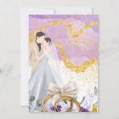 Faire-part de mariage Enregistrer la date (Dos)