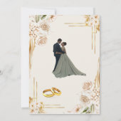 FAIRE-PART DE MARIAGE, ENREGISTRER LA DATE (Dos)