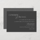 Faire-part de mariage| Ensemble (Devant / Derrière)