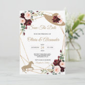 Faire-part de mariage équestre (Debout devant)