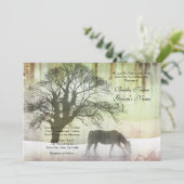 Faire-part de mariage équestre (Debout devant)