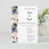 Faire-part de mariage espagnol (Debout devant)