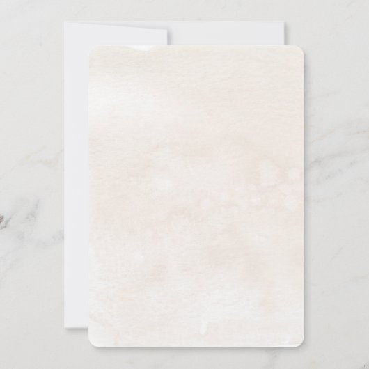 Faire-part de mariage espagnol à fleurs blanches (Dos)