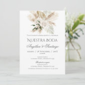 Faire-part de mariage espagnol Boho (Debout devant)