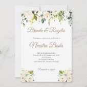 Faire-part de mariage espagnol Boho (Devant)