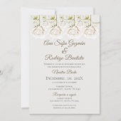 Faire-part de mariage espagnol Boho (Devant)