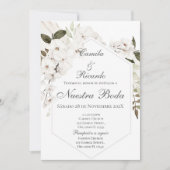 Faire-part de mariage espagnol Boho (Devant)