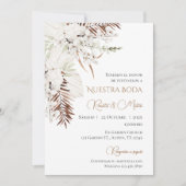 Faire-part de mariage espagnol Boho (Devant)