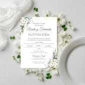 Faire-part de mariage espagnol Boho