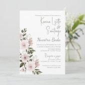 Faire-part de mariage espagnol Boho (Debout devant)