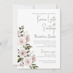 Faire-part de mariage espagnol Boho